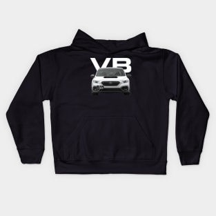 subie VB WRX S4 rally white tuned cobb scoob scoop turbo Kids Hoodie